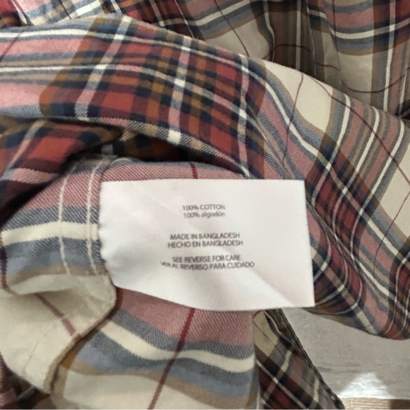 Orvis Men's Button Down Long Sleeve 100% Cotton Multicolored Check Shirt XL - Picture 7 of 8